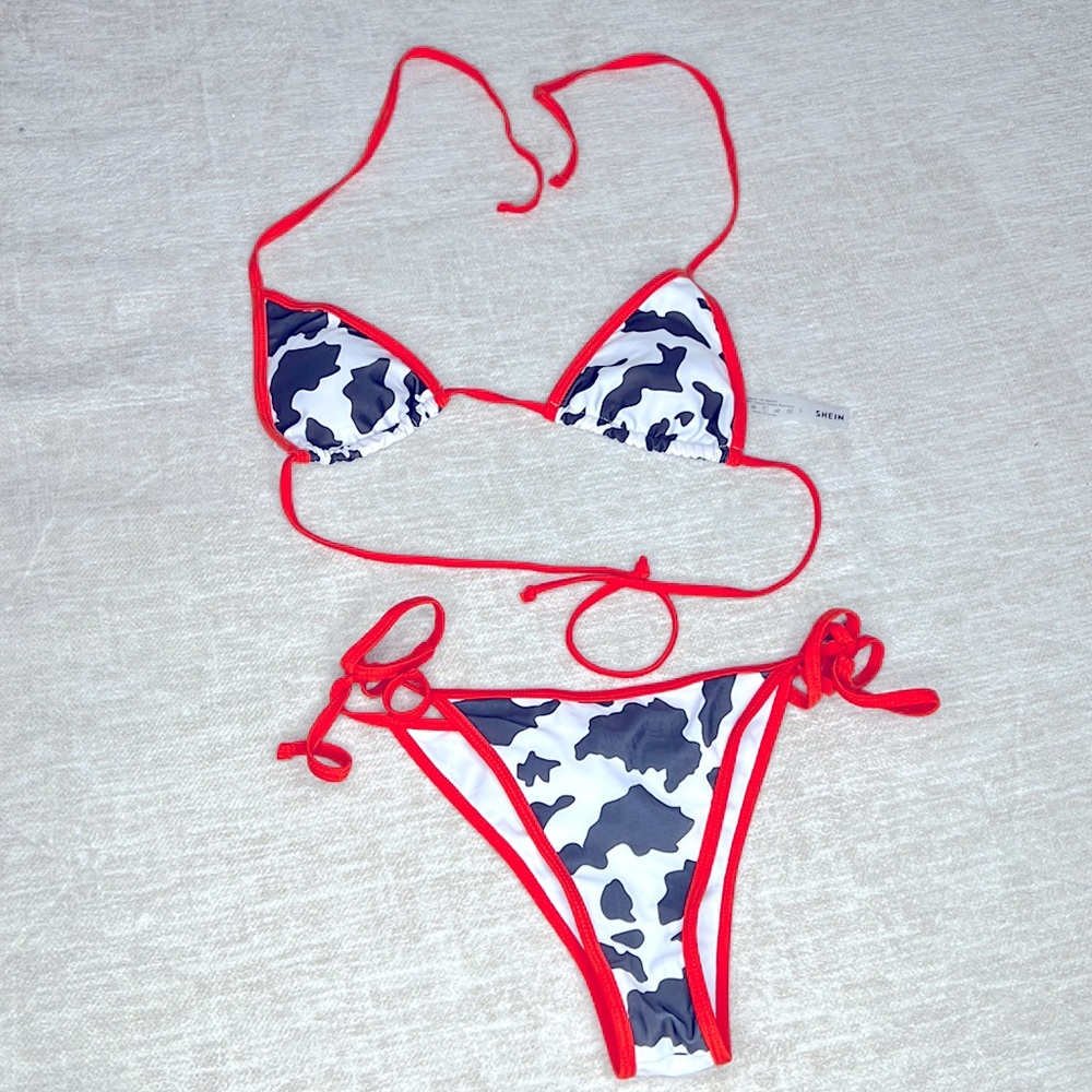 Cow Pattern Bikini